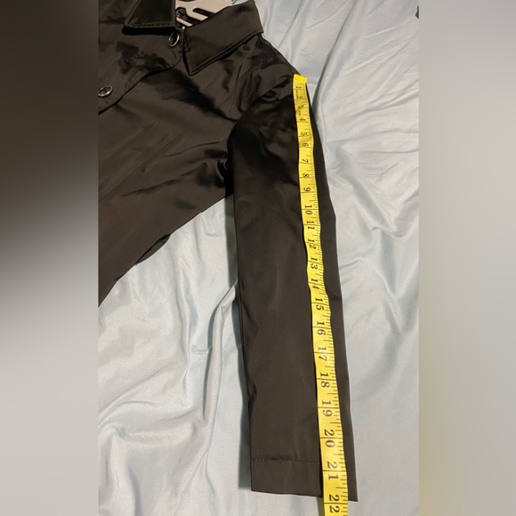 ❤️❤️Weatherproof Black Button Down Collard Fit & Flare Long 90’s Pea Coat - Picture 7 of 9